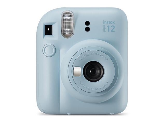 Blue 1.jpg Фотоапарат за моментални снимки FujiFilm Instax Mini 12, пастелно синьо - Image 1