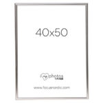 Рамка за снимки Focus Can-Can Shiny Silver 40x50 см., алуминиева