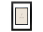 Рамка за снимки Focus Marigold Black 20x30 см., с паспарту за 15х20 см., дървена