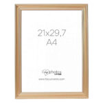 Рамка за снимки Focus Verona Gold 21x29,7 см., пластмасова, златиста