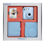 Комплект за моментални снимки FujiFilm Instax Mini 12, пастелно синьо