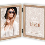Рамка за снимки тип галерия Kriss 2Q за 2 броя 13x18 см., дървена
