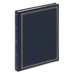 Албуми Walther design Monza Blue 26x30 см., 15 листа самозалепващи