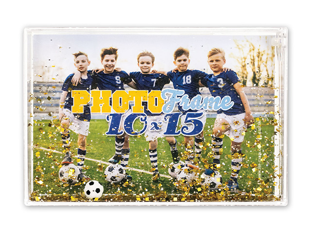 Shake Football 1.jpg Преспапие/Рамка Football с място за снимка 10х15 см. - Image 1