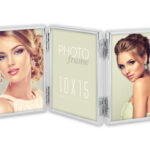 Рамка за снимки-галерия Silver за 3 броя 10x15 см. и 13х18 см., метална